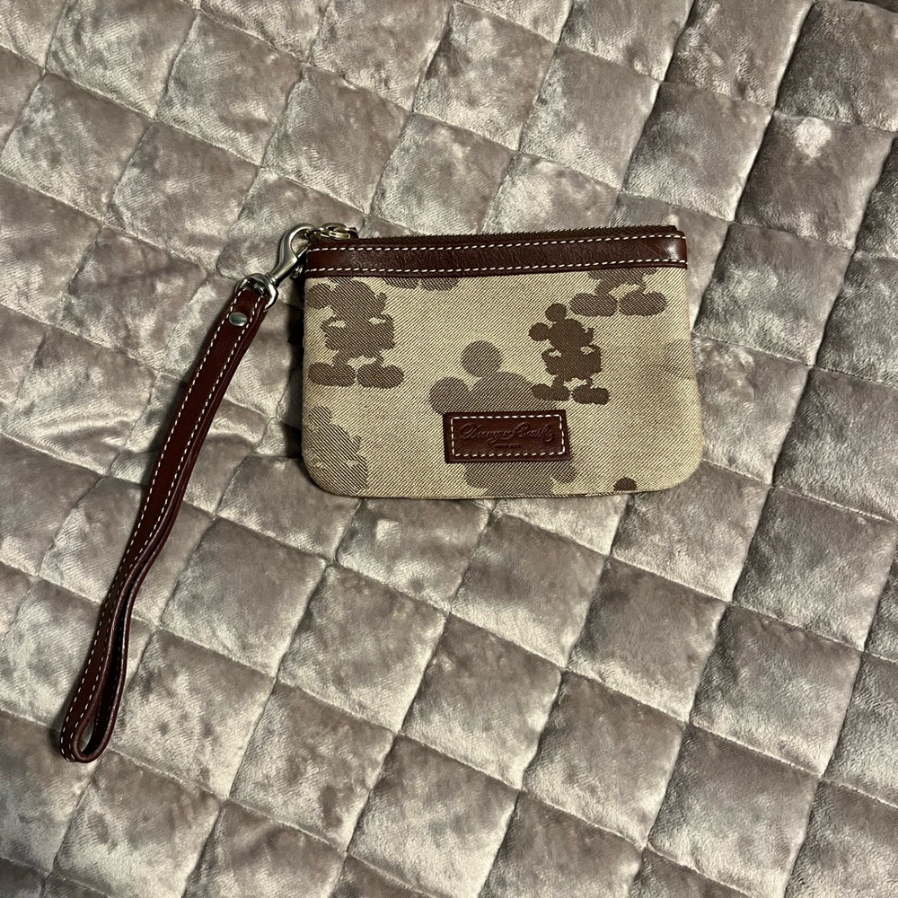 Disney Dooney and Bourke Zippered Pouch Wristlet